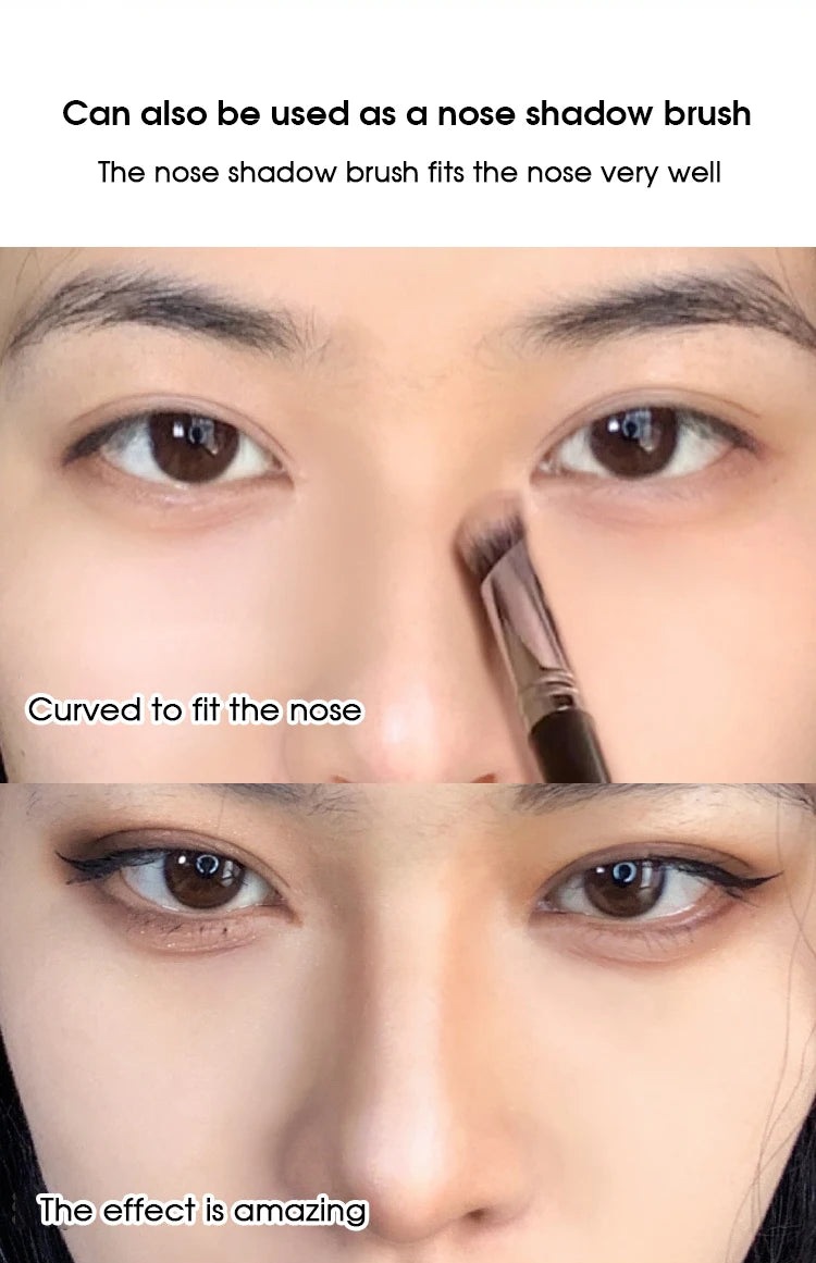 Finger belly thumb concealer brush cover pimple print spots round head soft hair concealer makeup brush do not eat powder nose s