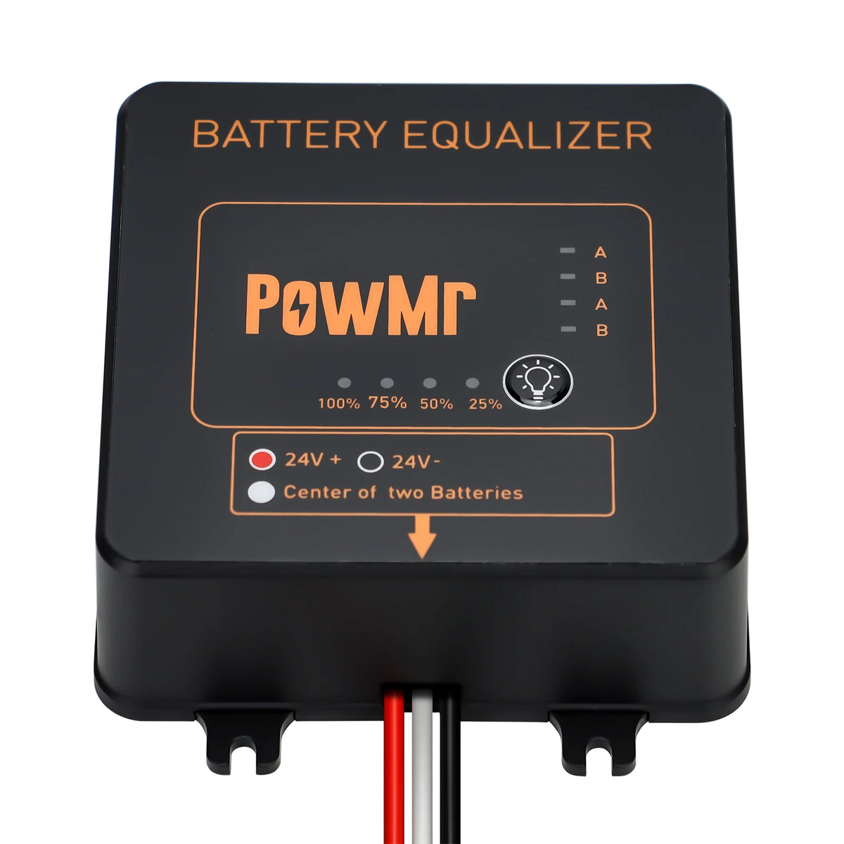 PowMr 24V48V Battery Balancer Voltage Equalizer for Lithium Iron Phosphate Battery Power Balances Voltage to Extend Battery Life