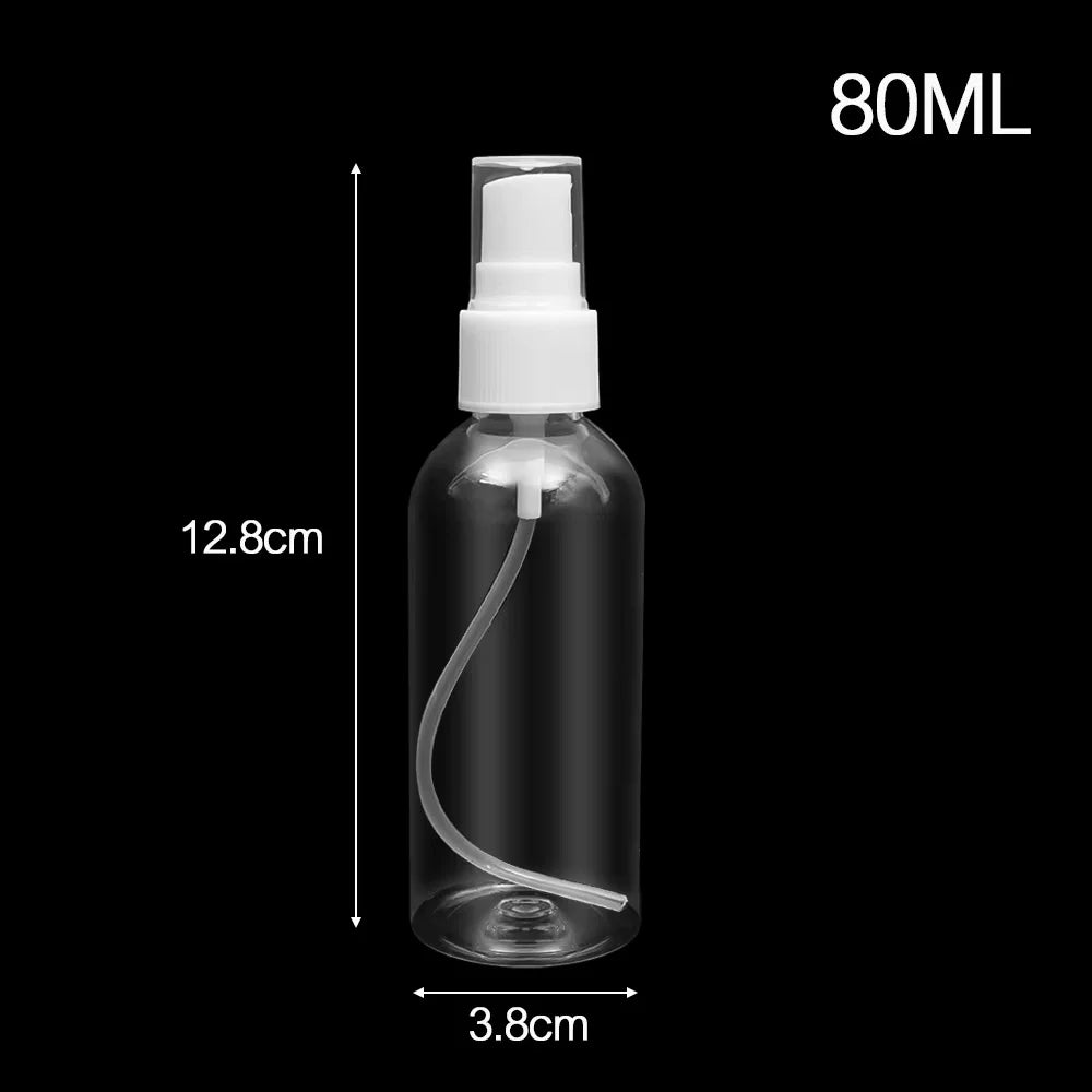 10ml/20ml/50ml/100ml/150ml/250ml Portable Clear Plastic Spray Bottle Handheld Plant Sprinkler Garden Supplies Watering Sprayer