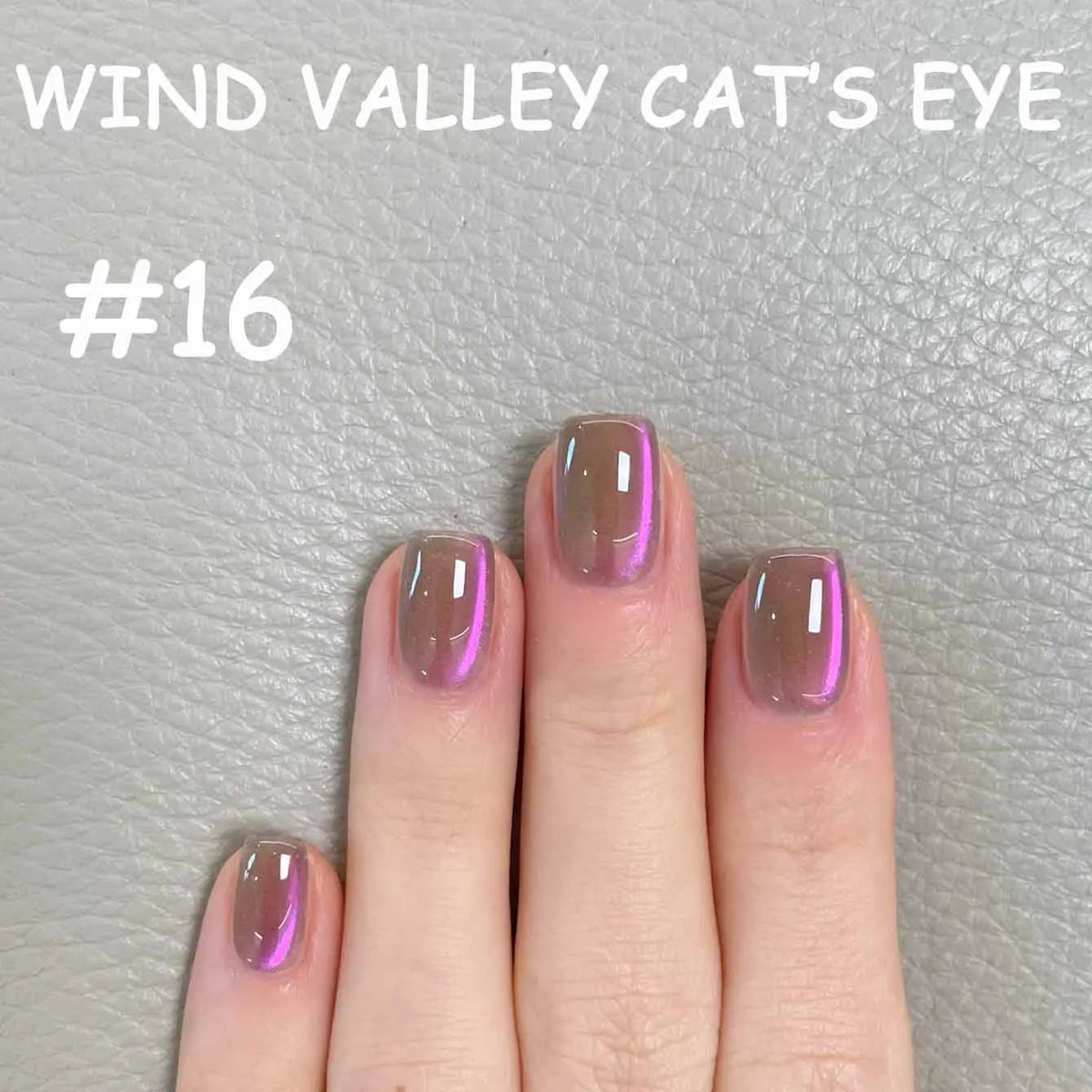 MN 2026 Valley of Wind Cat Eye Gel Nail Polish Icy Blue Pink Tone with Glass Beads Satin Porcelain White Fine Magnetic Powder