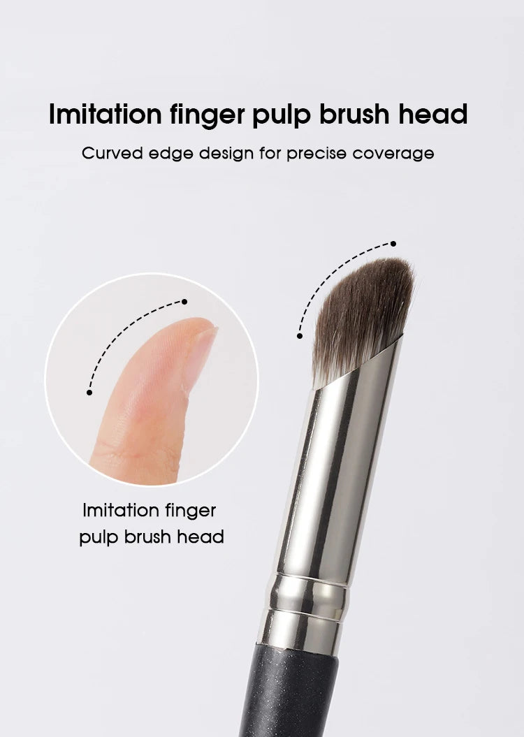 Finger belly thumb concealer brush cover pimple print spots round head soft hair concealer makeup brush do not eat powder nose s