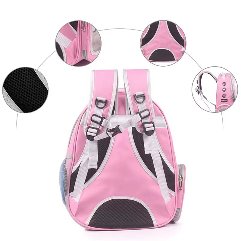 Space Pet Backpack - Premium Breathable Cat Carrier for Travel and Comfort