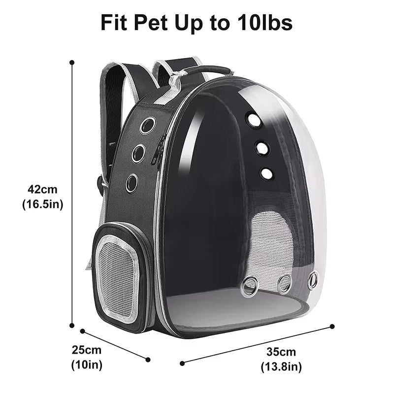 Space Pet Backpack - Premium Breathable Cat Carrier for Travel and Comfort