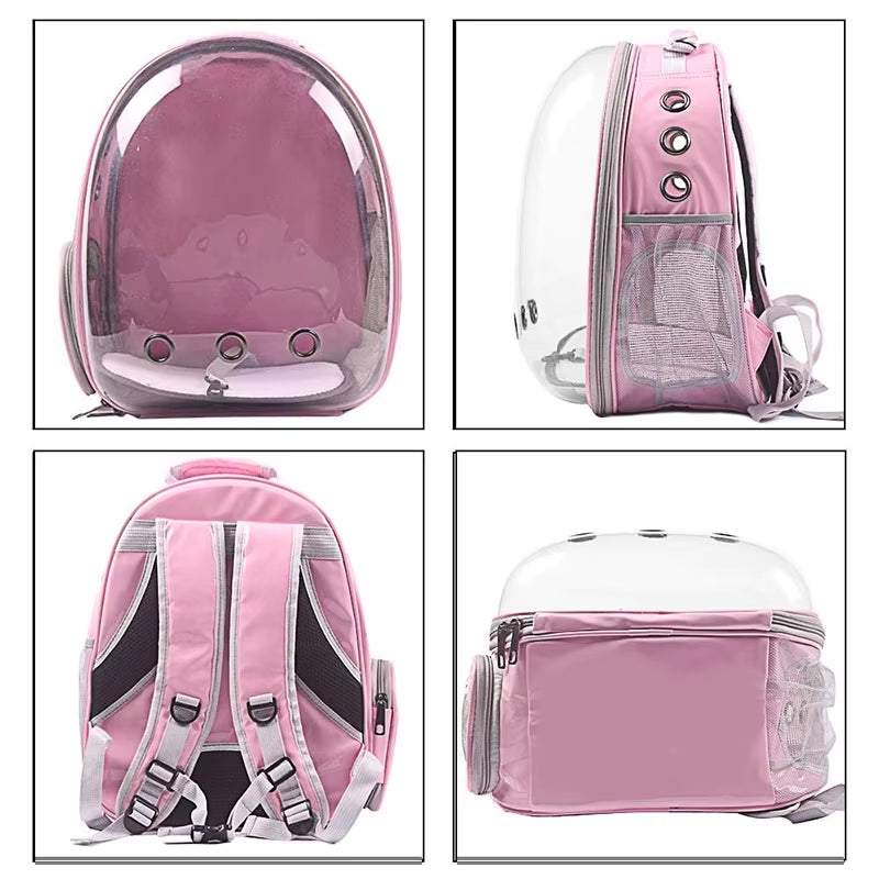 Space Pet Backpack - Premium Breathable Cat Carrier for Travel and Comfort